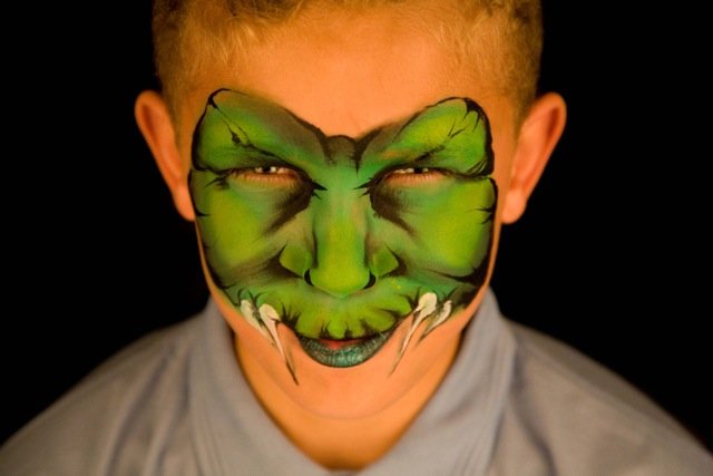 This popular design makes anyone into a scary monster!