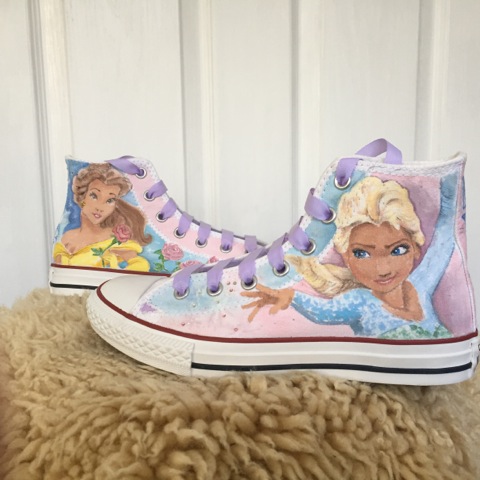 custom frozen converse design